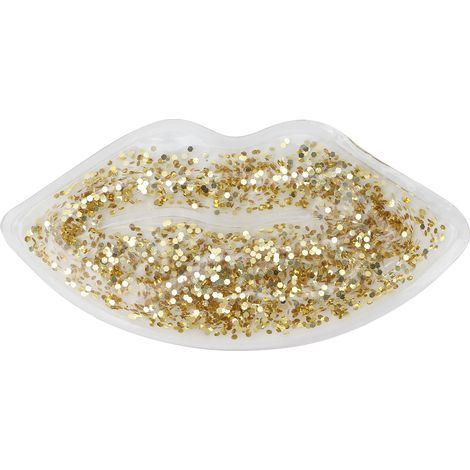 Masque de Gel Rafraîchissant pour Lèvres avec Paillettes - Thérapie par le Froid pour Gonflement et Apaisement (1/5)