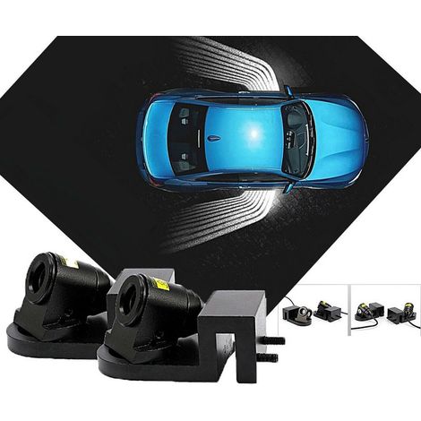 Trade Shop - ANGEL LED-PROJEKTOR-KIT AUTO-VORDERTÜRBELEUCHTUNG WEISSES LED-LICHT - (1/5)