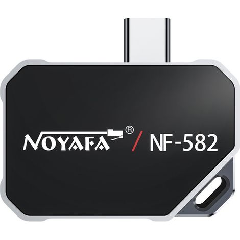 Caméra thermique thermomètre infrarouge Noyafa NF-582, résolution 80x62,caméra thermique pour smartphone,adapté à l'inspection électrique et à la maintenance des équipements (1/5)