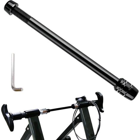 Axe Traversant de Vélo, M12 X 1,0 Remorque de Vélo Adaptateur D'axe, Alliage D'aluminium, Réglable de 166 à 178 mm Axe Enfichable M12, pour Vélos de Route et De Tourisme (1/5)