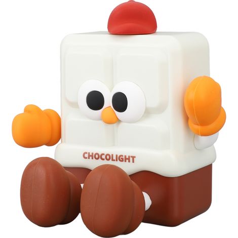 Veilleuse Chocolat Enfants 30min Minuterie Lampe LED Silicone Bébé Rechargeable Fonction Support Téléphone (1/5)