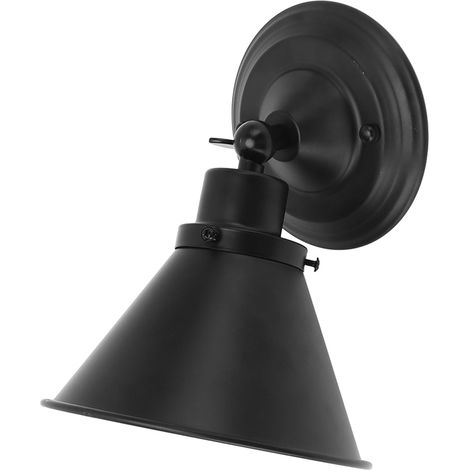 Support de lampe murale réglable noir 85-265V 60W pour ampoules E27 E26 (1/5)