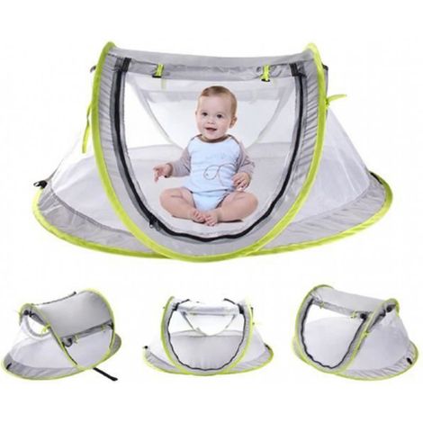 Tente de Voyage - - Pliable - Moustiquaire - Tissu léger - Pour Bébé 0-2 Ans