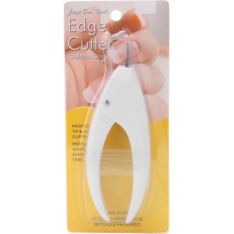 Coupe-ongles pour faux ongles en U, lime à pointes artificielles, outil de manucure blanc (1/5)