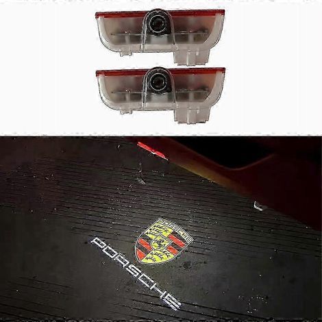 Projecteur de logo LED HD pour Porsche Caïman, Boxster, Cayenne, Macan 991 718