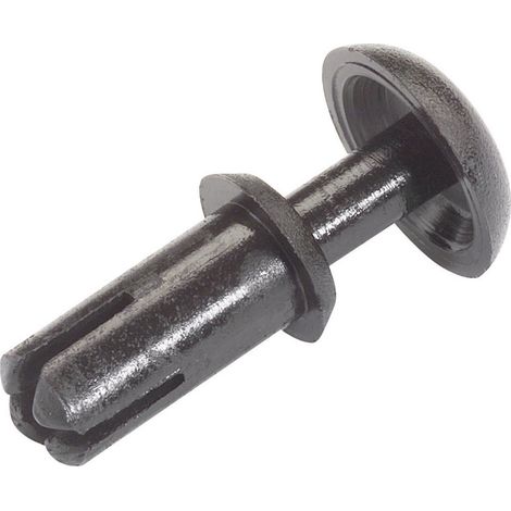 PB Fastener  409544 Spreizniete Loch-Ø 4.05 mm  Schwarz 1 St.