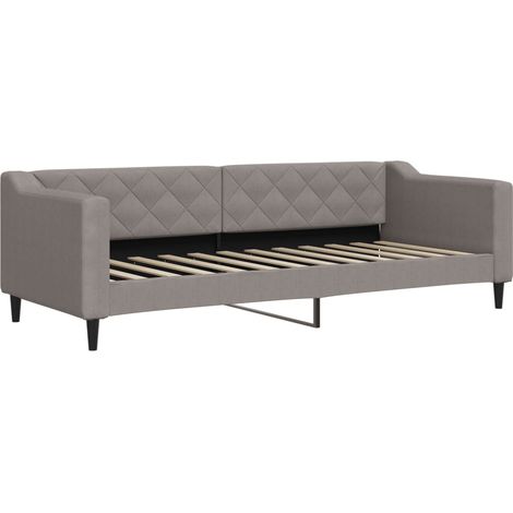 vidaXL Letto da Giorno Tortora 80x200 cm in Tessuto