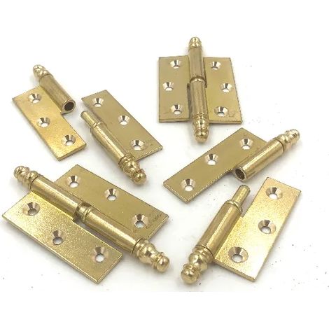 CERNIERA CASATI PIANA SFILABILE ORO SATINATO   CS114POT  MM. 50X40 DESTRA PIANA OTTONATO