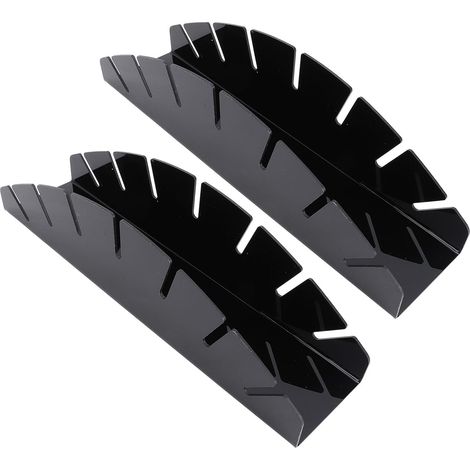 Set of 2 Acrylic Hat Racks for Baseball Caps, Hat Organizer with Compact Design for Closet, Bedroom Shelf, 32 x 7.5 cm, Black (1/5)
