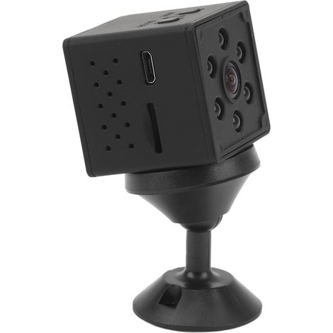 Caméra de surveillance pour bébé avec support, caméra de surveillance Wi-Fi sans fil, résolution HD 1080p, détection de mouvement, surveillance à domicile. (1/5)