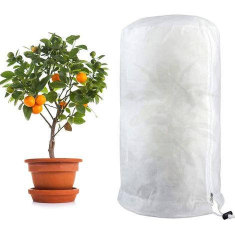 Housses de Protection pour Plantes, Couvertures de Protection Contre Le Gel Housse Dhivernage Protection Hivernale des Plantes Fibre Non-tissée Env. 1,20 x 1,80 m, 3D Ronde (1/5)