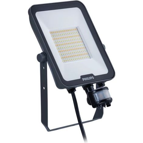 PHILIPS PROJECTEUR LED LEDINAIRE BVP167 50W 6000LM 110D - 830-865 CCT IP65 - DÉTECTEUR DE MOUVEMENT ET DE LUMIÈRE - SYMÉTRIQUE