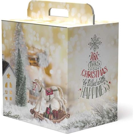 Scatola in cartone Magico Natale, 33x24x34 cm (kit da 10)