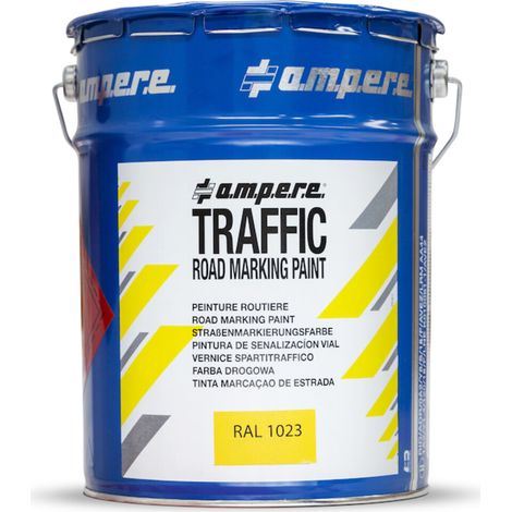 AMPERE TRAFFIC PAINT Straßenmarkierungsfarbe Traffic Paint 5kg schwarz