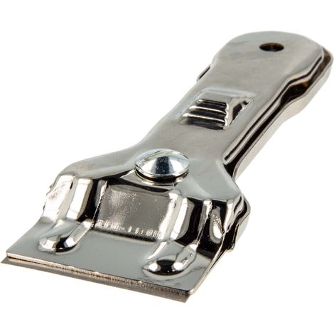 MASTERPROOF PROFESSIONAL Glas Kochfeld Schaber Ceranfeldschaber, Metallausführung mit Klingenschutz (1/4)