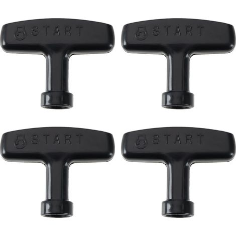 Lot de 4 poignées de démarrage pour moteur à essence, poignée universelle, pièces de démarrage, accessoires pour tondeuse à gazon, générateur, pulvérisateur (1/5)