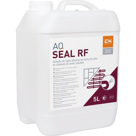 AQ SEAL RF - Sellador de Fugas Elástico para Sistemas de Suelo Radiante 5 Litros  Bricoprofesional