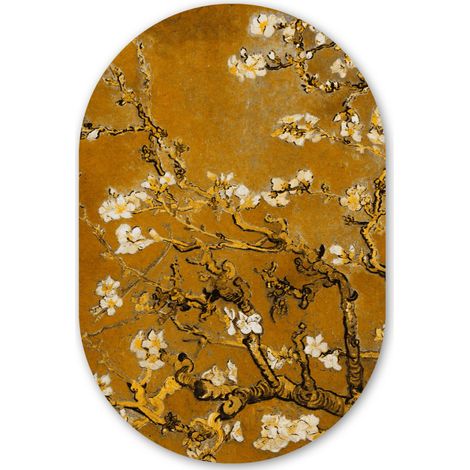 LE TABLEAU Fleur d'amandier - Art - Van Gogh - Or Tableau Décoration Murale 60x90 cm (1/4)