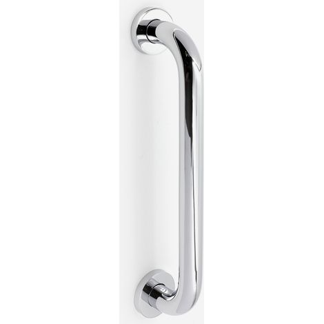 BATHBAZAAR - Barre d'appui droite en inox et laiton chromé (1/4)
