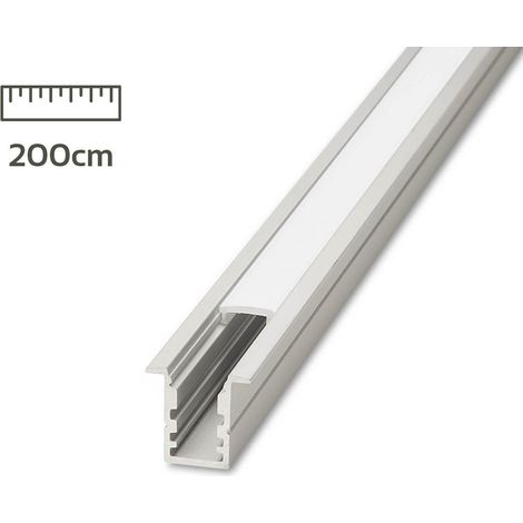 LED Fugen-Profil eloxiert 16 x 15mm opal 200cm (1/5)