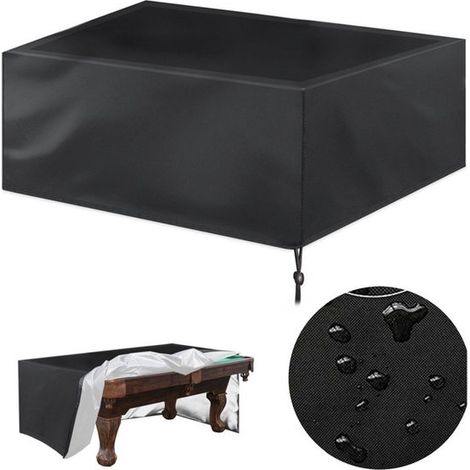 Telo di copertura leggero per tavolo da biliardo, impermeabile e resistente ai raggi UV, antipolvere, impermeabile e resistente al sole per mobili da giardino per biliardo (1/5)