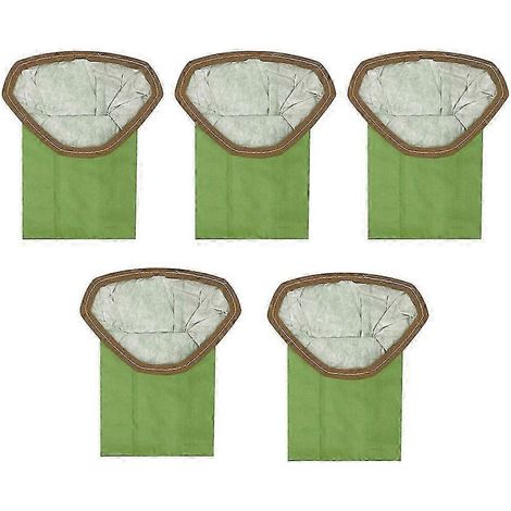 Lot de 5 sacs à poussière compatibles avec les aspirateurs sans fil 3/3 et les aspirateurs dorsaux 3 PH. Pièces de rechange pour aspirateurs dorsaux. WHBYV (1/4)