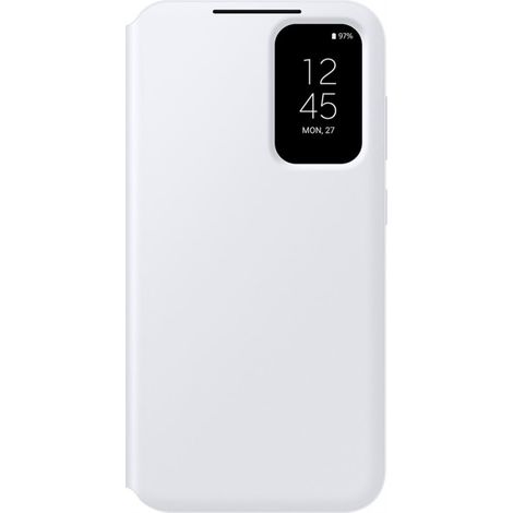 Custodia a portafoglio Smart View per Samsung EF-ZS711CW S23 FE S711 bianco/bianco