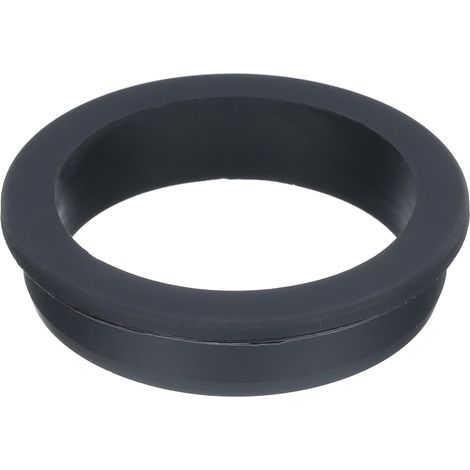 Support D'Œillet En Caoutchouc de Type T Dia 73.6mm ID 63mm Noir (1/5)