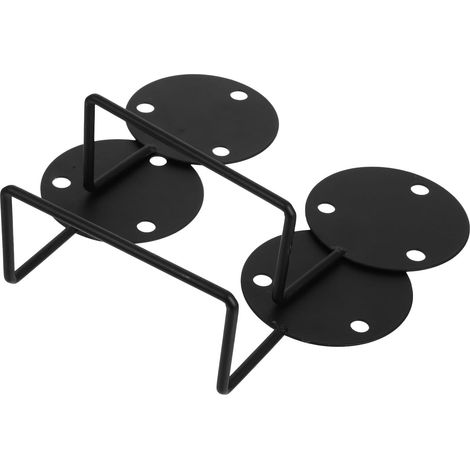 2 pièces Support de matelas réglable en noir avec conception anti-dérapante pour la fixation (1/5)