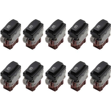 10X 253507278R Interrupteur de chauffage de voiture 25350-7278R 6 broches pour Renault Logan 2011-2014 Renault DusI 2011-2014. (1/5)