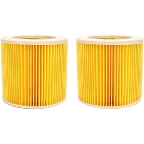 Filtros de repuesto，2 unidades，aptos para aspiradoras Kärcher WD3 Premium WD2 WD3 WD 3 MV3 WD 3P para Kärcher 6.414-552.0，6.414-772.0 (1/4)