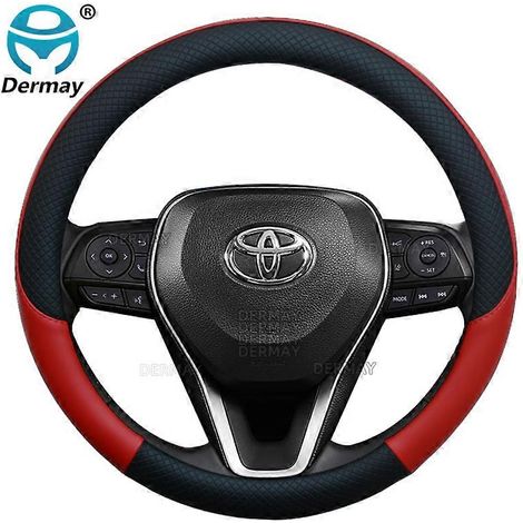 Housse de volant en cuir antidérapante compatible avec Toyota Rav4 Wildlander et RAV4 LE AWD GTQ6440 (1/5)