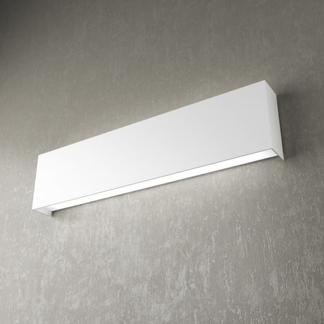 Applique Moderna Rettangolare Wally Metallo Bianco 1 Luce 2G11 49Cm (1/5)