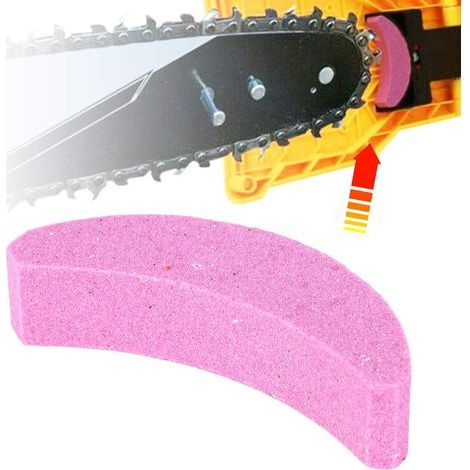 Affûteuse de Dents pour tronçonneuse Grindstone, 10Pcs Kit de Remplacement Rapide de la Pierre pour affûtage de scie à chaîne pour affûteur de chaîne propriétaire portablePierres à aiguiser (1/4)