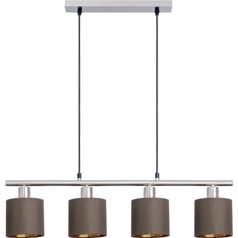 Naeve MARON Plafonnier suspendu Bar marron 4xE14