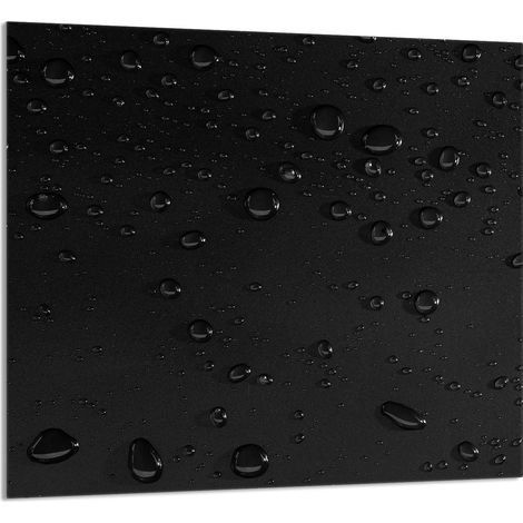 Panneau de verre POUR la cuisine 65x60 Gouttes (1/5)