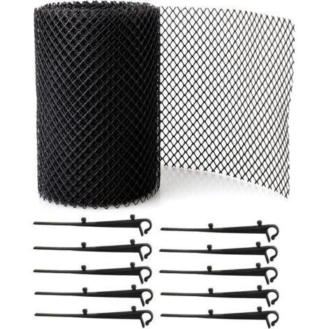 Grille de protection de gouttière 80018CM avec 15 clips (1/5)
