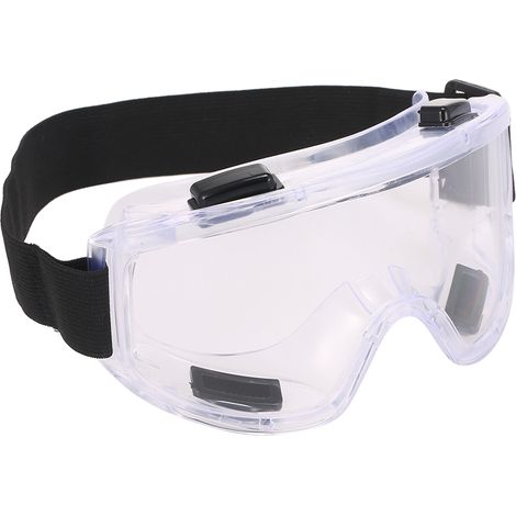 Lunettes de sécurité transparentes, protection anti-projections, résistantes au sable, au vent et à la poussière pour la protection des yeux (1/5)