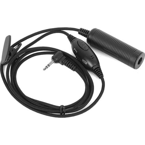 Câble adaptateur militaire VOX PTT, prise à broche unique de 2.5mm, pour Radio Motorola Talkabout TLKR T80 T6 T7 T8 T5820 XTR446 MD200 (1/5)