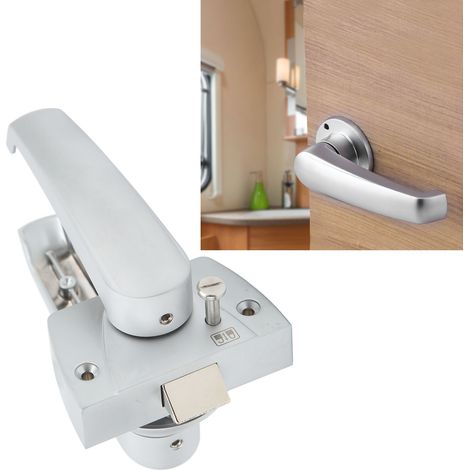 Fournitures pour camping-cars et bateaux : serrures de porte, serrures à double sens, serrures de porte de salle de bain adaptées aux panneaux de porte d'une épaisseur de 30 à 35 mm (1/5)