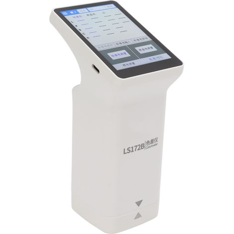 Kolorimeter mit 3,5-Zoll-Touchscreen, integrierter elektronischer Farbkarte, Qualitätskontrollfunktion und Farbabgleichstool für iOS (1/5)