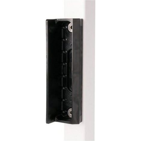 Locinox – Gâche pour crémone – Serrure de sécurité enfant LAKZ – Fixation Quick-Fix – Poteaux carrés 40 mm