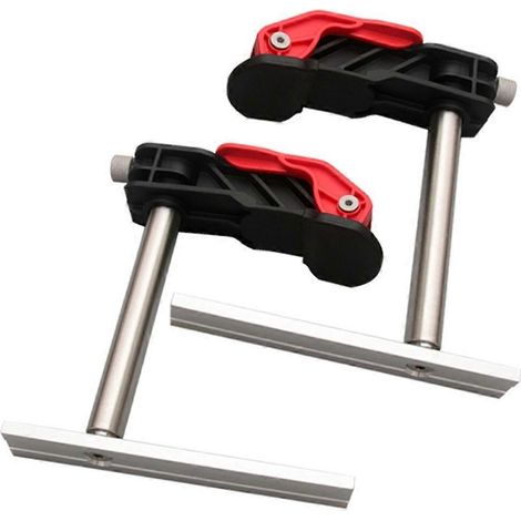 Pince de fixation rapide réglable pour établi à double rail (1/5)