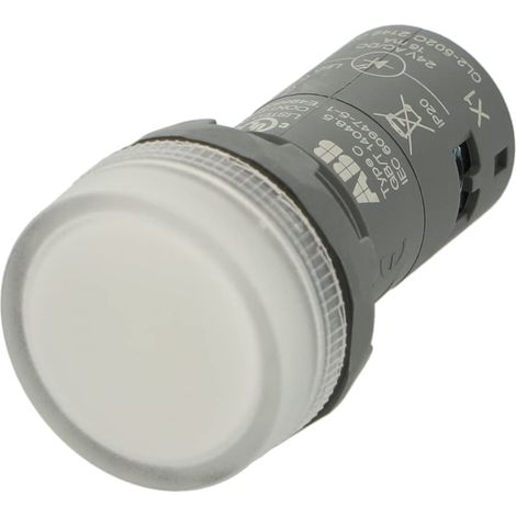 ABB-ENTRELEC'PILOTE COMPACT BLANC LED 24 V AC/DC 1SFA619403R5028