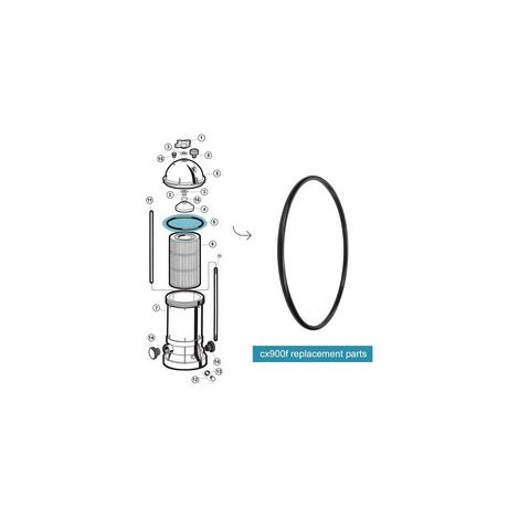 Joint torique  CX900F – Pour série de filtres et séparateur – Étanchéité durable，lot de 10
