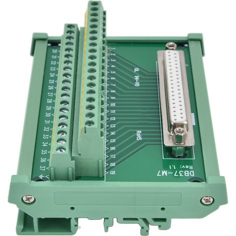 Connecteur femelle DB37-M7 pour carte de connexion à bornier, module de connexion pour circuit imprimé, 60 V CC (1/5)