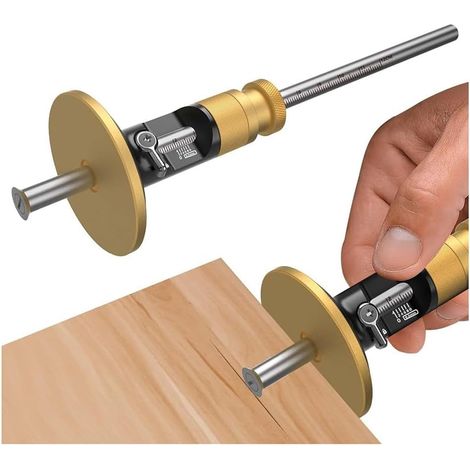 Jauge de Marquage de Roue, Jauge de Traçage à Queue D'Aronde pour le Travail Du Bois, Outils de Marquage de Traceur, Outils Essentiels pour les Projets de Menuiserie (1/5)