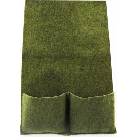 1 sac à plantes, sacs à plantes, natte pour bordures de bassin, filet anti-érosion pour liner de bassin (1/4)