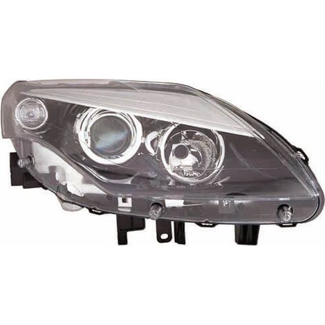 Phare avant droit noir H7/H7 Renault Laguna 3 phase 2 et 3 2010-2015
