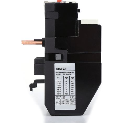 Relais de surcharge thermique BR2-93, protecteur thermique, protection contre les surcharges (1/5)